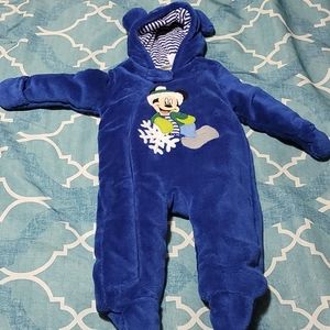 Disney Baby Warm Bunting Suit 12-18 mos